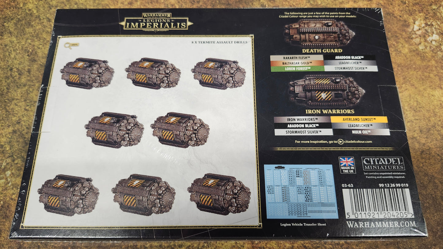 Warhammer Legion Imperialis Legiones Astartes Termite Assault Drills