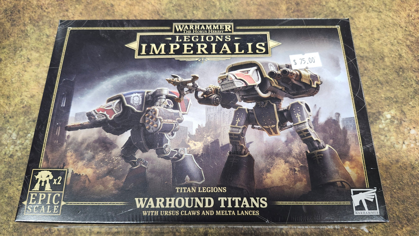Warhammer Legions Imperialis Titan Legions Warhound Titans