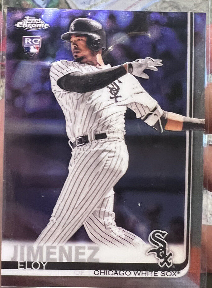 2019 Topps Chrome Flagship Eloy Jimenez Rookie Card #202 Chicago White Sox RC