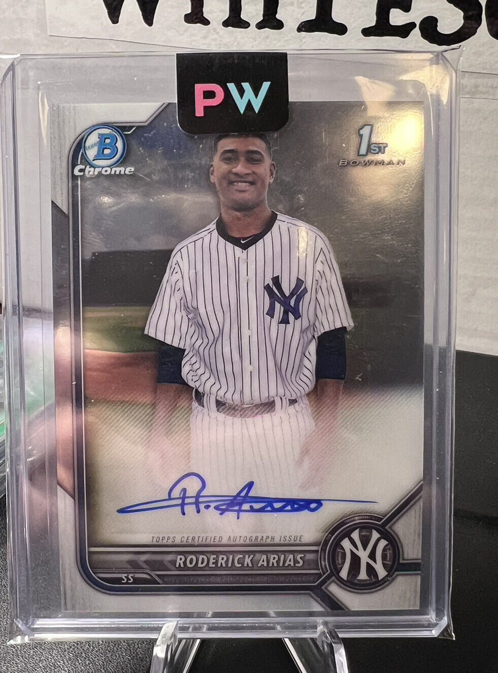 Roderick Arias 2022 Bowman Chrome 1st Auto RC Yankees CPA-RA *QTY*