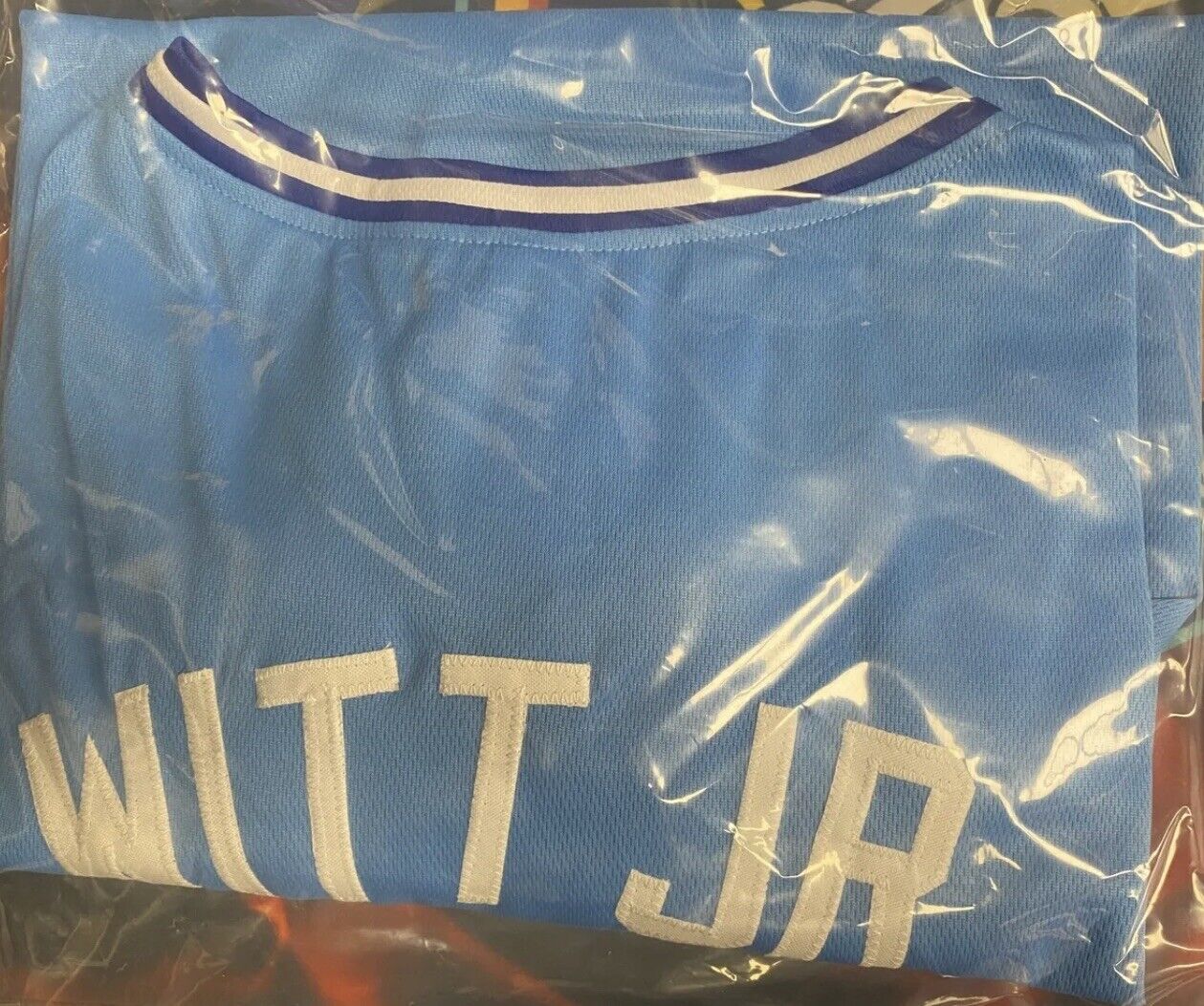 Full Sized Bobby Witt Jr. Autographed Jersey Beckett COA BAS Kansas City Royals