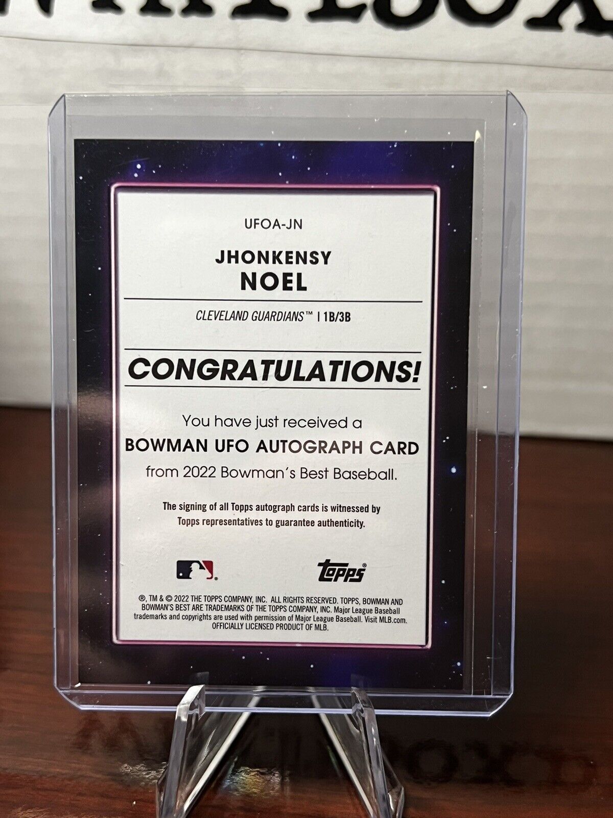 2022 Bowman's Best Jhonkensy Noel UFO Auto 246/250 SP #UFOA-JN