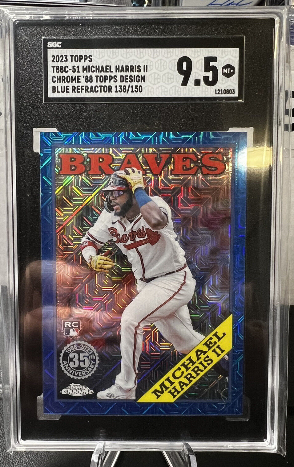 2023 Topps Series 1 Silver Pack Michael Harris II #/150 SGC 9.5 Rookie RC Braves