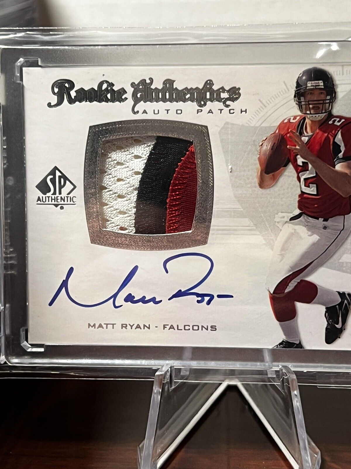 2008 SP Authentic Matt Ryan Falcons RPA RC Rookie Patch AUTO #/499