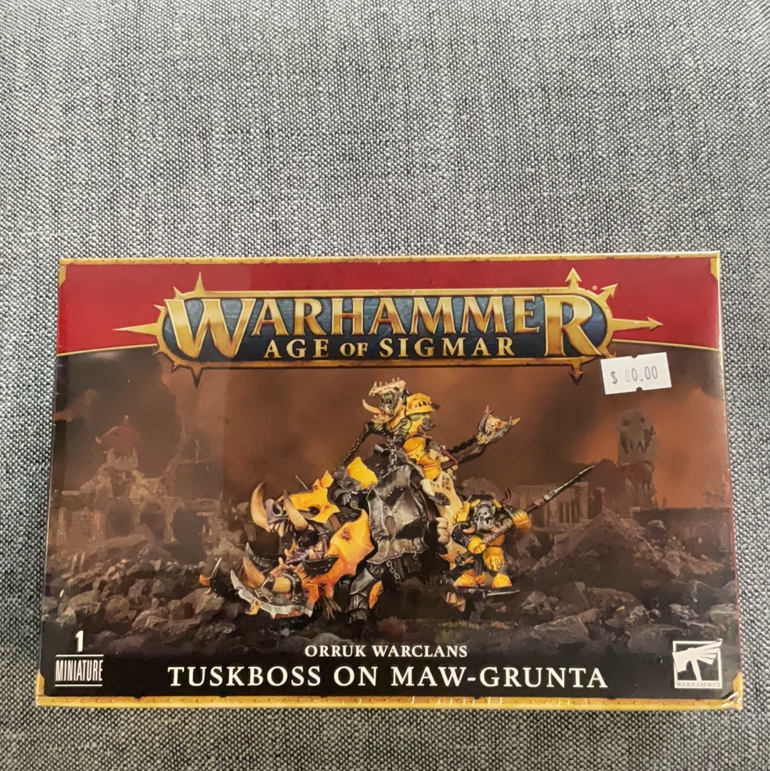 Warhammer 40K, Orruk Warcland, Tuskboss on Mas-Grunta