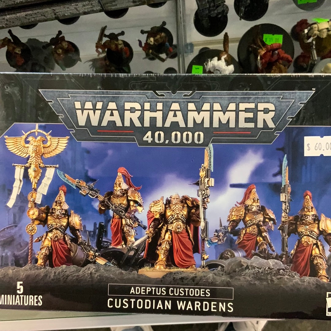 Warhammer 40k Adeptus Custodes Custodian Wardens – Warehouse Comics ...