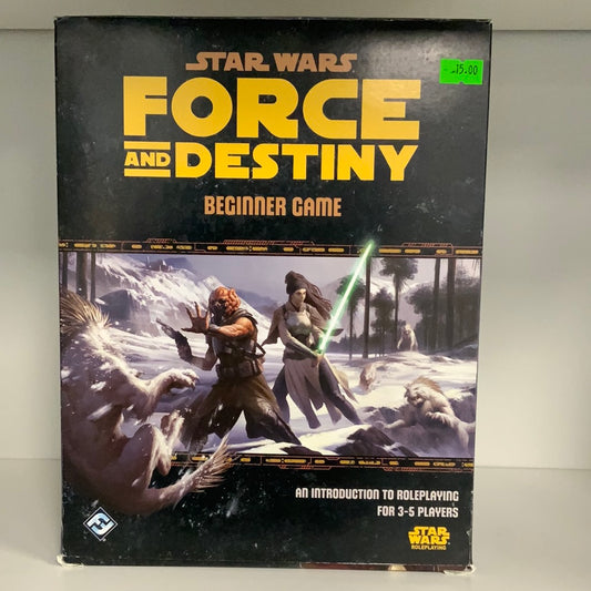 Star Wars Roleplaying Force and Destiny Beginner Game