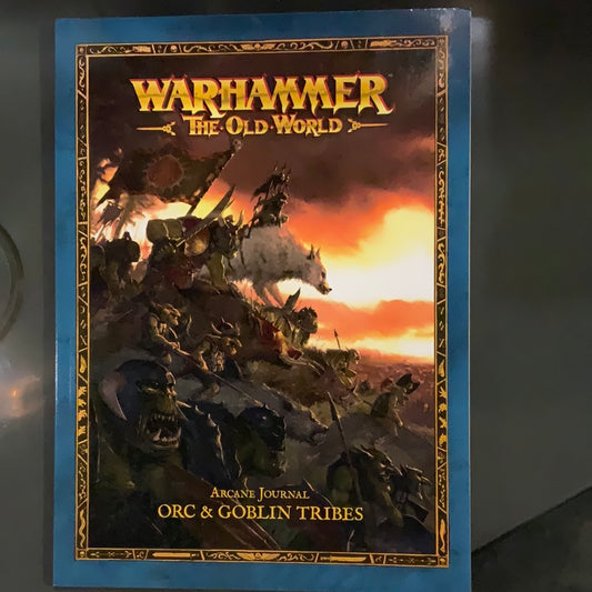 Warhammer The Old War Book Arcane JournalOrcAnd Goblin Tribes