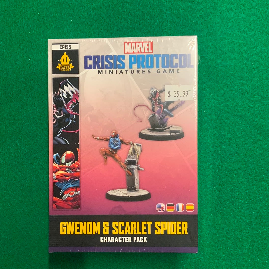 Marvel Crisis Protocol Gwenom & Scarlet Spider Miniatures Pack