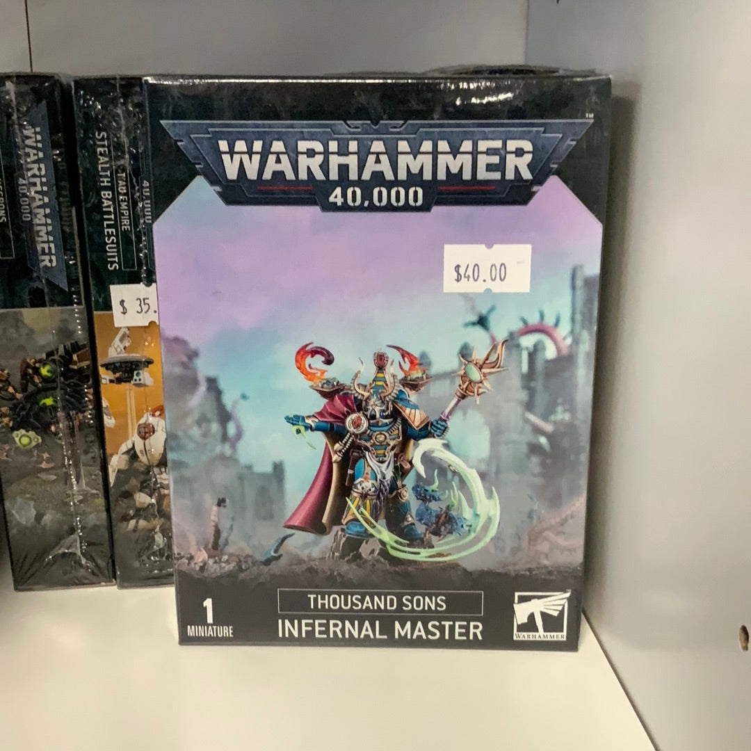 Warhammer 40K Thousand Sons Infernal Master – Warehouse Comics, Cards ...