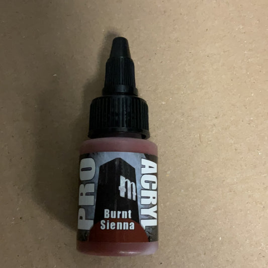 Pro Acryl paint, Burnt Sienna, MPA-059