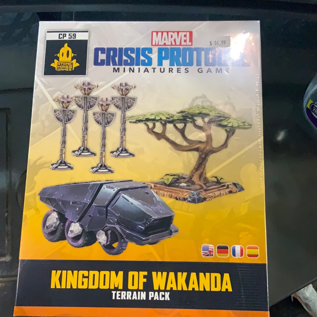 Marvel Crisis Protocol Kingdom of Wakanda Terrain Pack