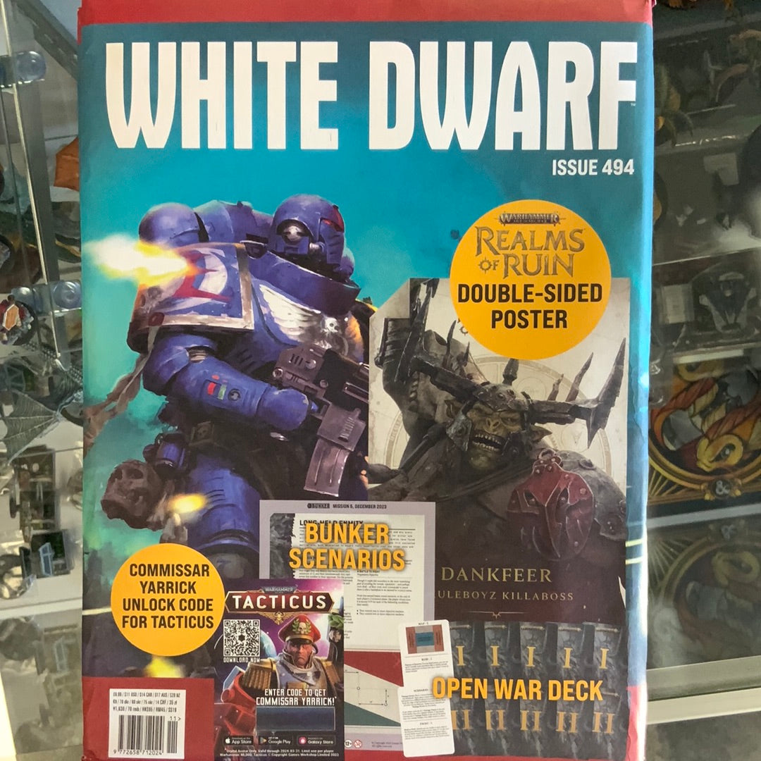 White Dwarf Issue 494 Realms of Ruins Double Sided Poster