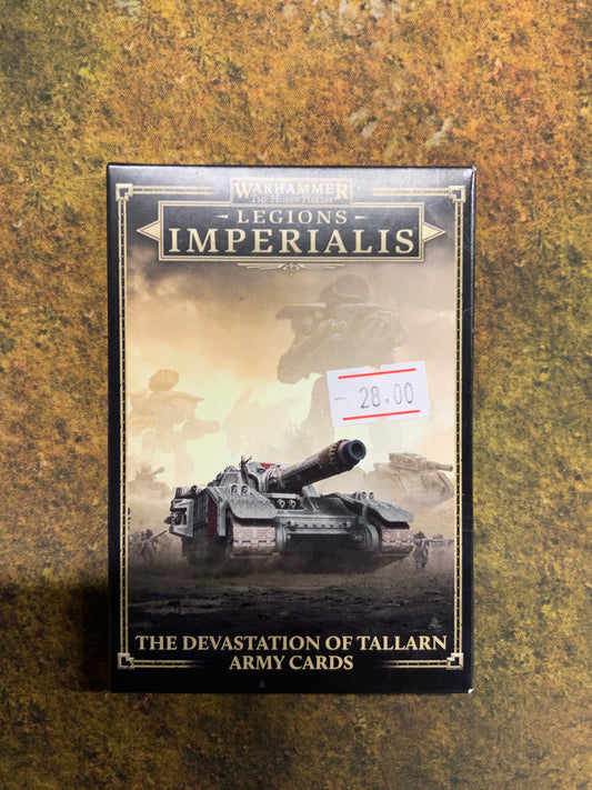 Legion Imperialis The Devastation Of Tallarn Army Cards