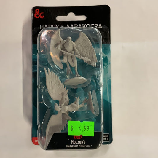 D&D Nolzur’s Marvelous Miniature Harpy & Aarakocra