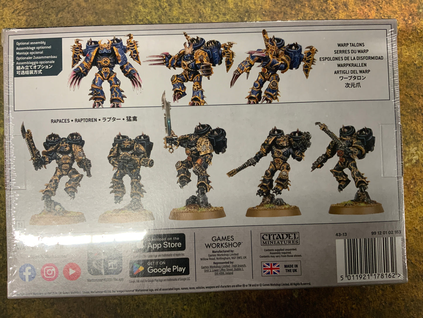 Warhammer 40K Chaos Space Marines Raptors