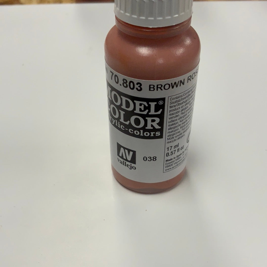 Vallejo model color acrylic colors 70.803 Brown Rose