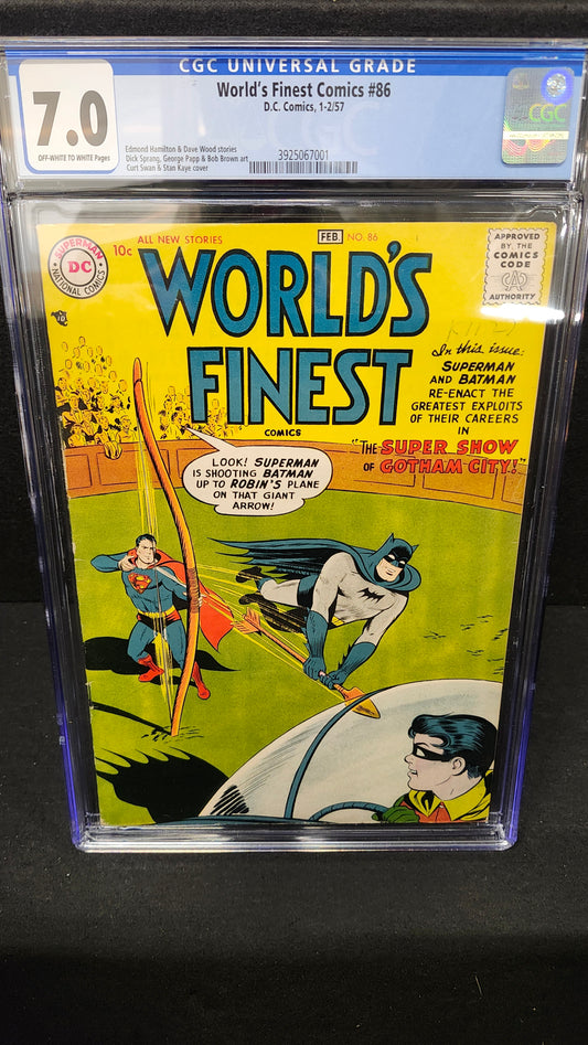 World's Finest Comics #86 CGC 7.0