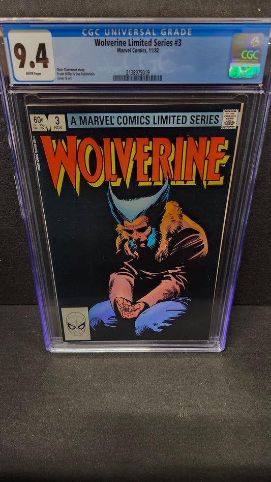 Wolverine Limited Series #3 CGC 9.4