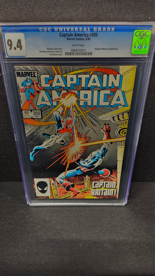 Captain America #305 CGC 9.4