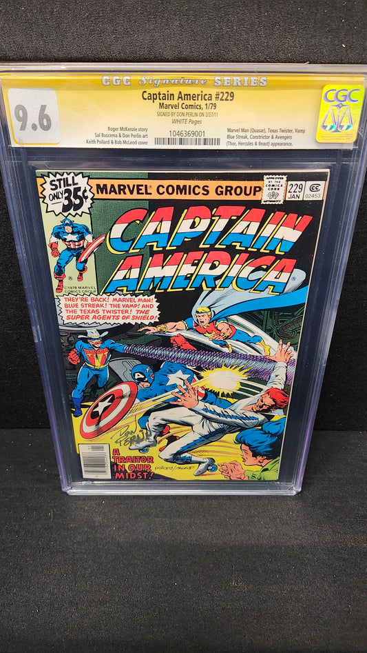 Captain America #229 CGC 9.6