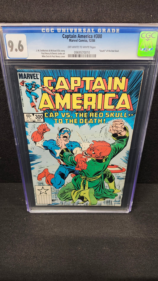 Captain America #300 CGC 9.6