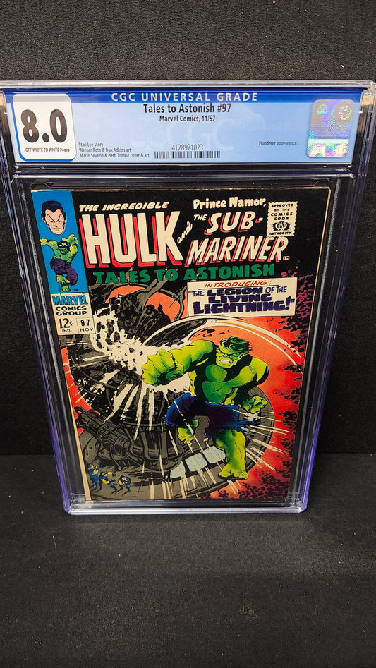 Tales to Astonish #97 CGC 8.0