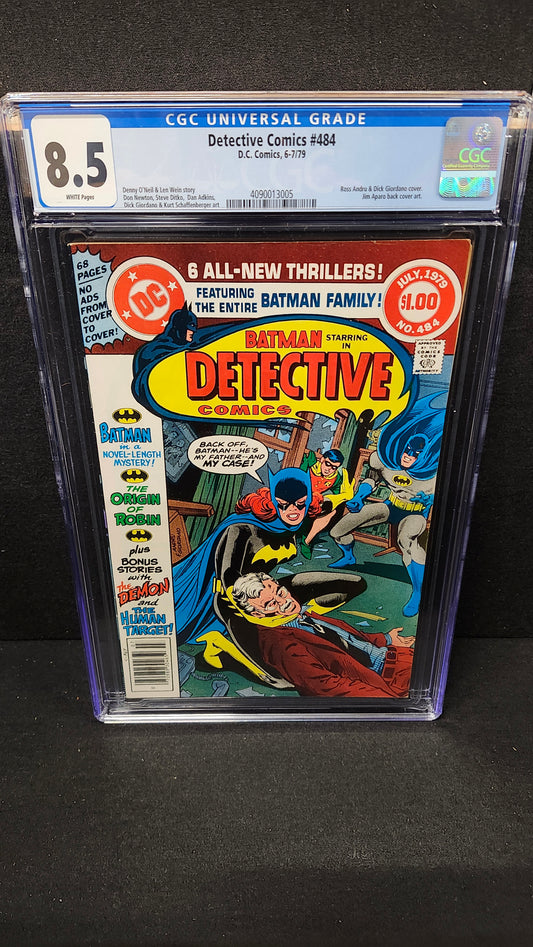 Detective Comics #484 CGC 8.5