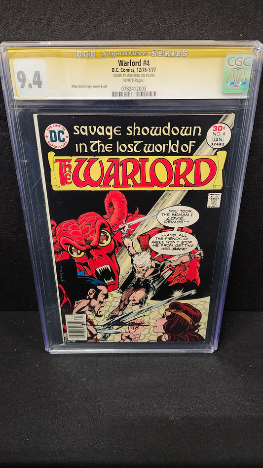 Warlord #4 CGC 9.4