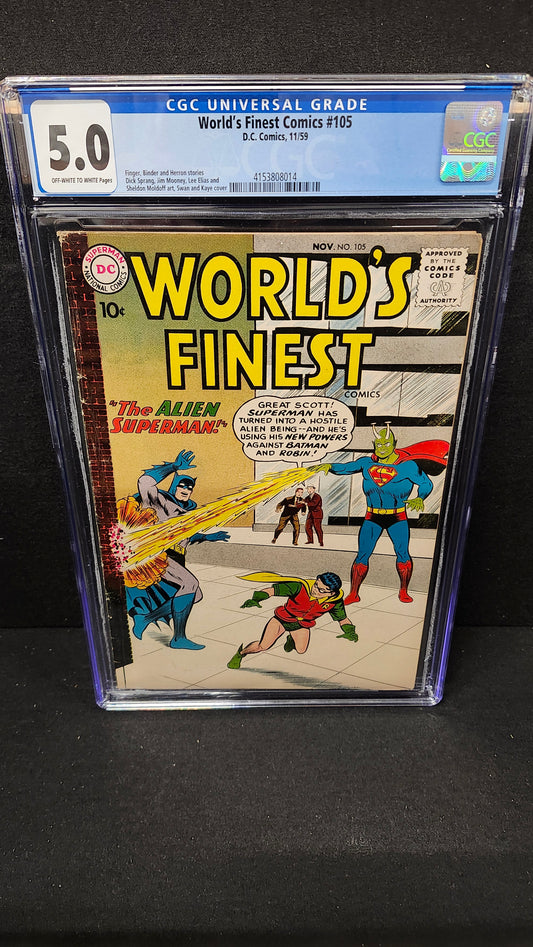 World's Finest Comics #105 CGC 5.0