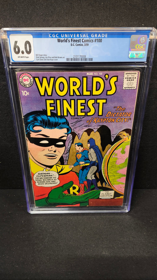 World's Finest Comics #100 CGC 6.0