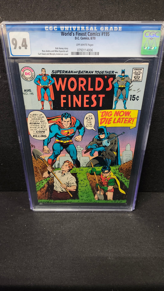 World's Finest Comics #195 CGC 9.4