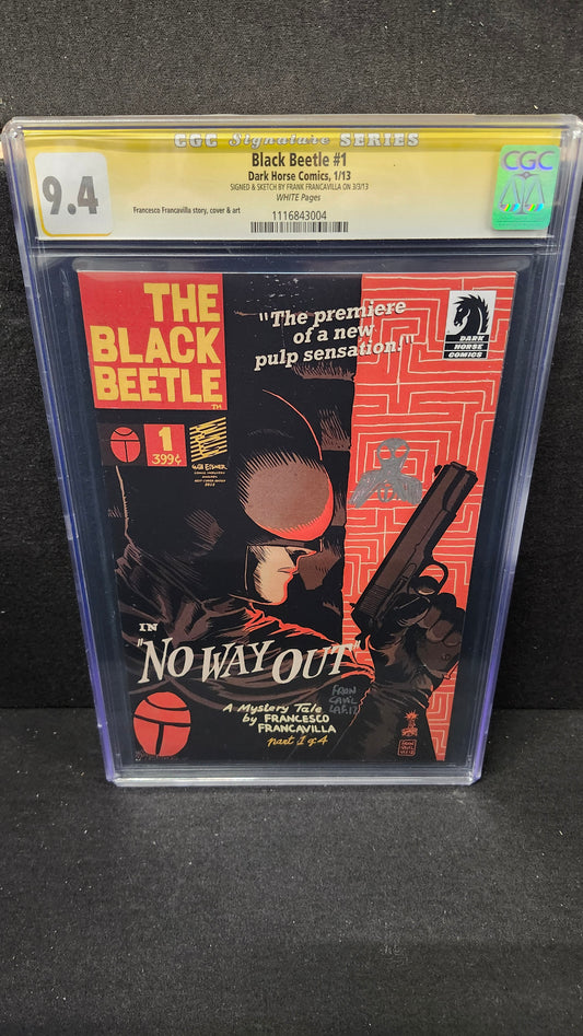 The Black Beetle #1 CGC 9.4