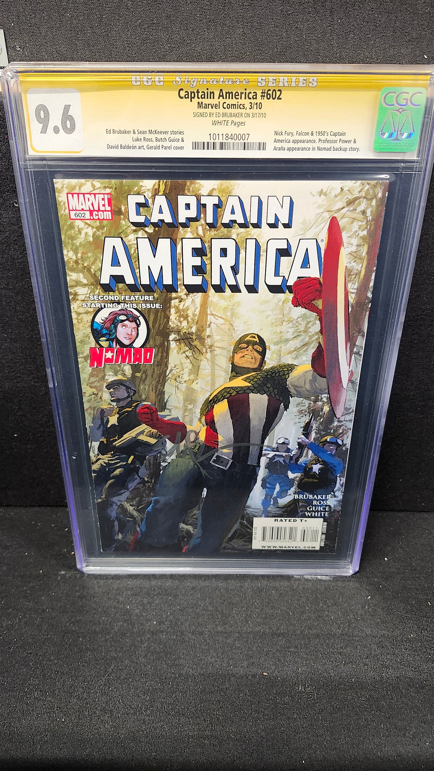 Captain America #602 CGC 9.6