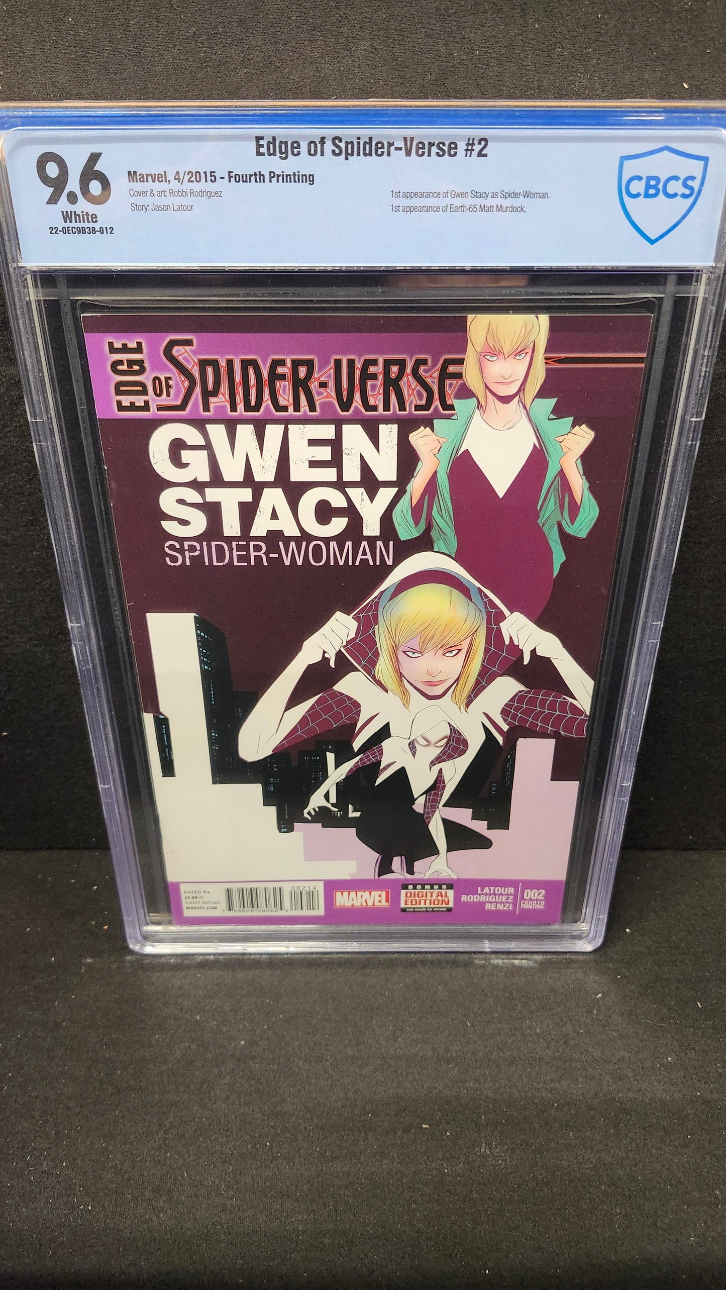 Edge of Spider-Verse #2 CBCS 9.6