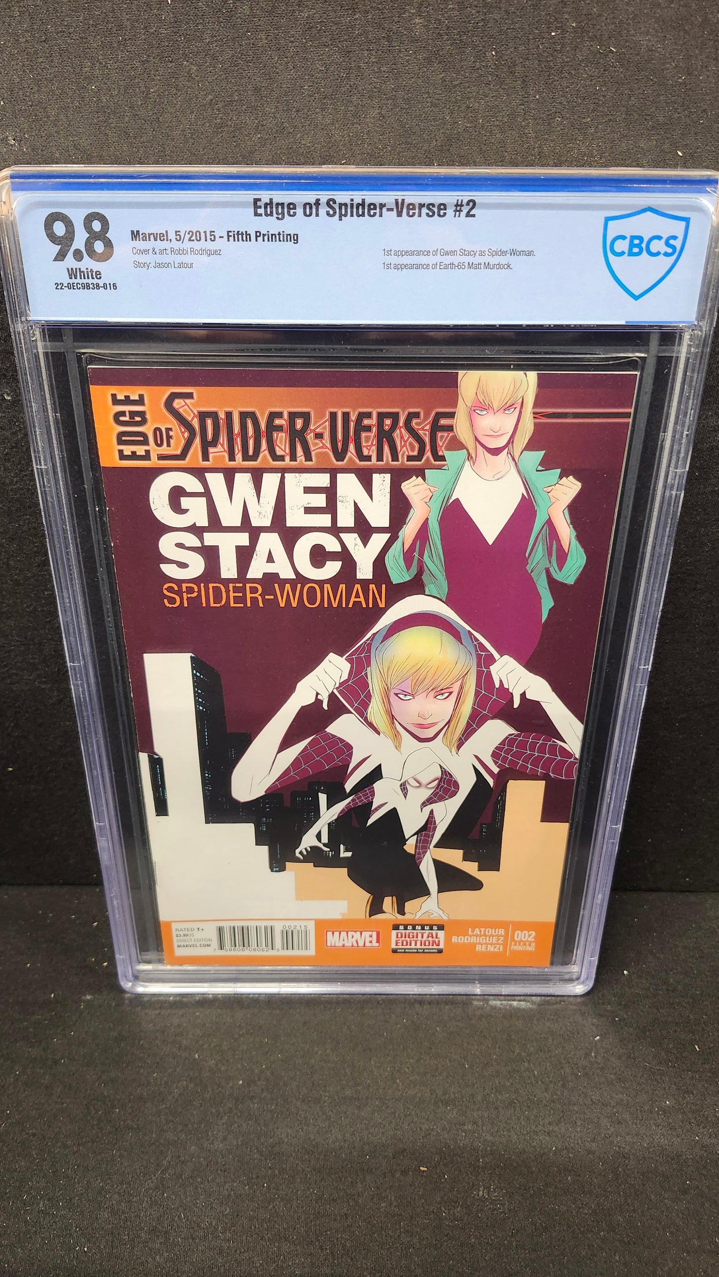 Edge of Spider-Verse #2 CBCS 9.8