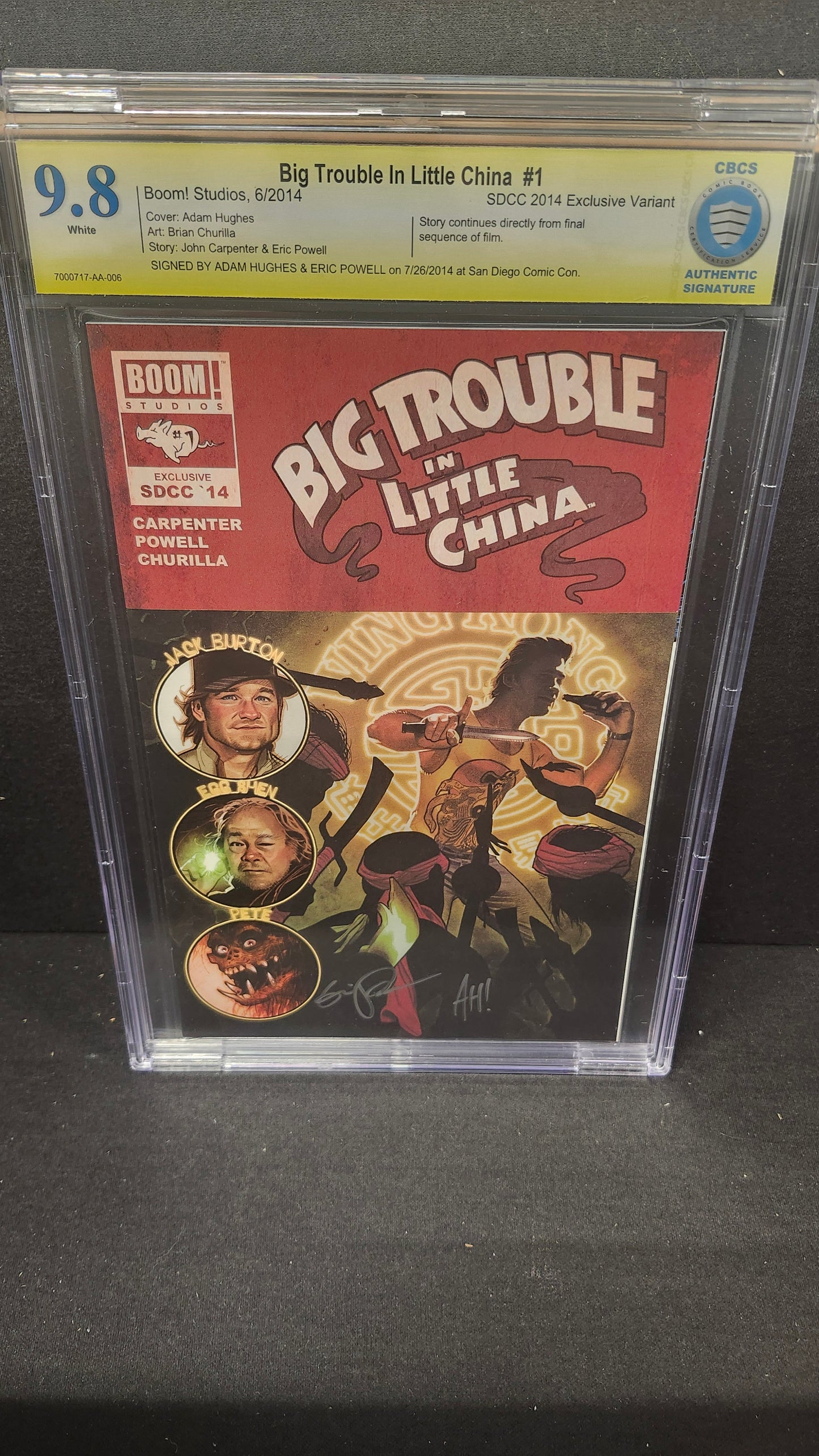 Big Trouble in Little China #1 CBCS 9.8