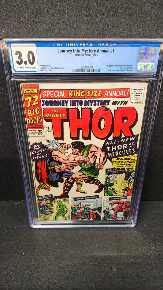 Journey Into Mystery Annual #1 CGC 3.0
