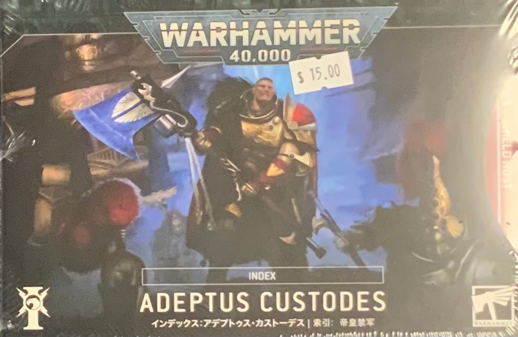 40k Adeptus Custodes Index Cards