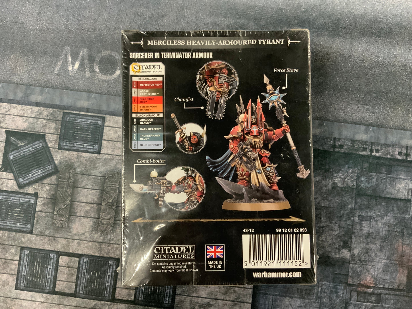 Warhammer 40,000 Chaos Space Marines Chaos Lord In Terminator Armor