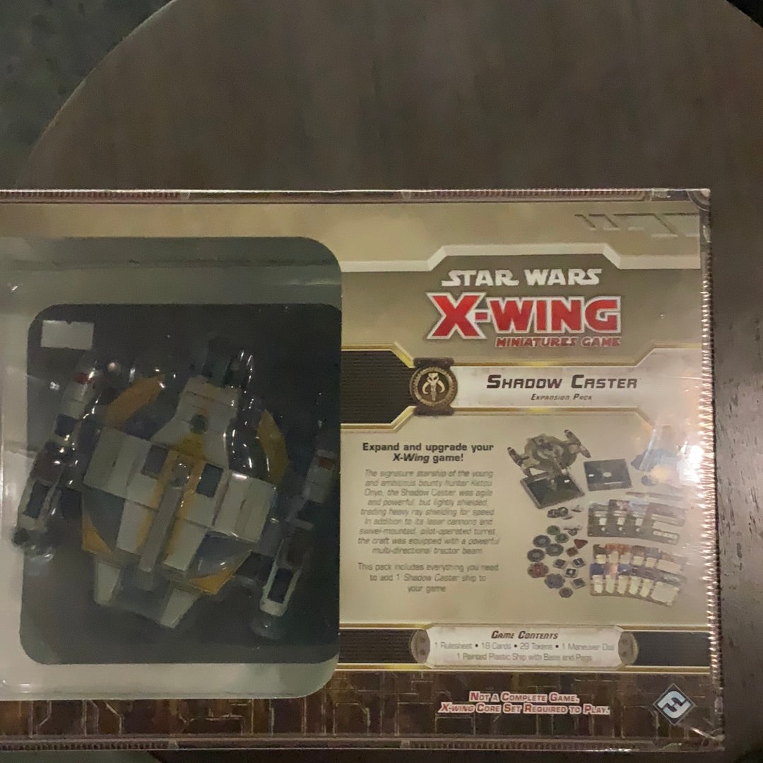 Star Wars x-wing miniatures game Shadow caster expansion pack