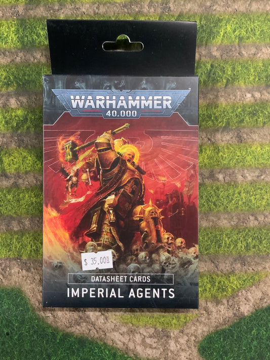 Warhammer 40,000 Datasheet Cards Imperial Agents