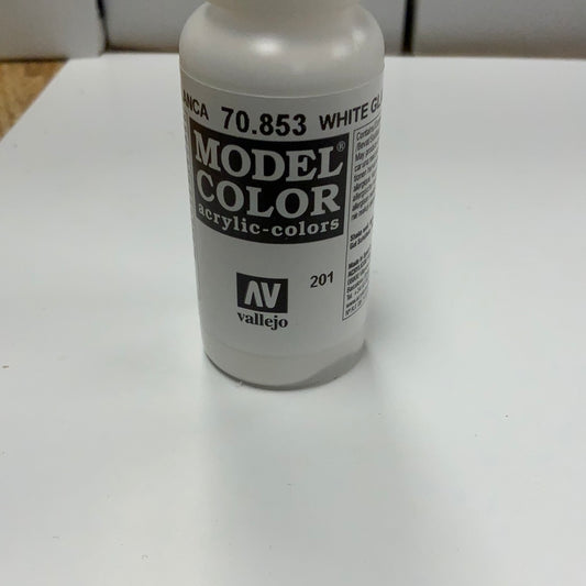 Vallejo model color acrylic colors 70.853 white glaze