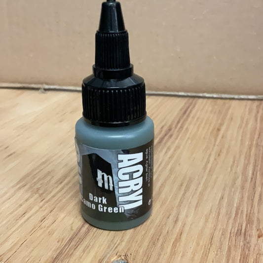 Pro Acrylic paint, Dark Camo Green, MPA-036