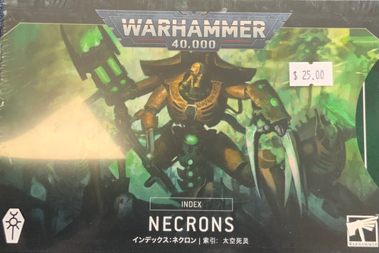 40k Necrons Index Cards