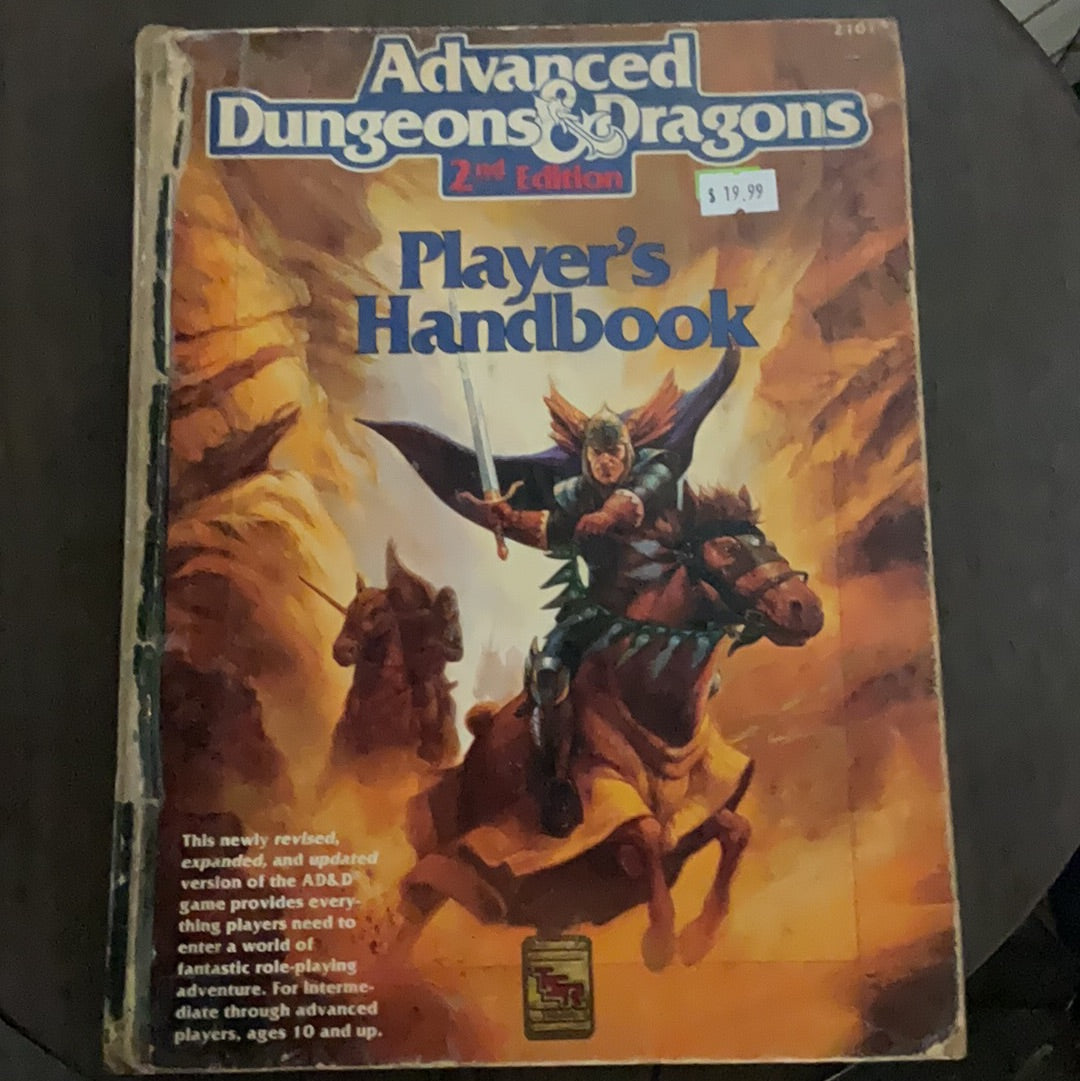 Advanced D&D 2 edition player’s handbook