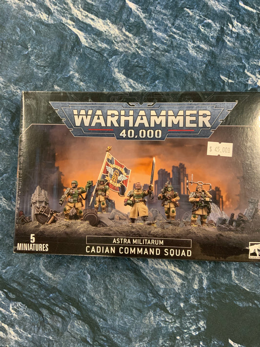Warhammer40k Astra Militarum Cadian Commnd Squad