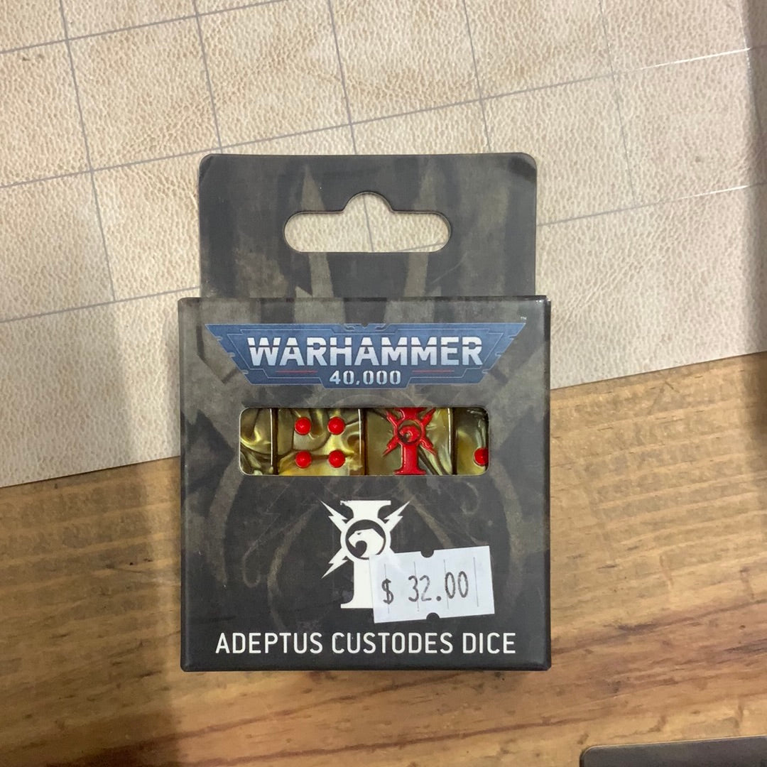 Warhammer 40K Adeptus Custodes Dice Set