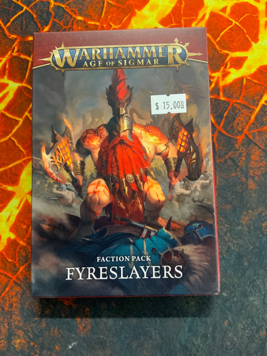 Warhammer Age Of Sigmar Fyreslayers Faction Pack