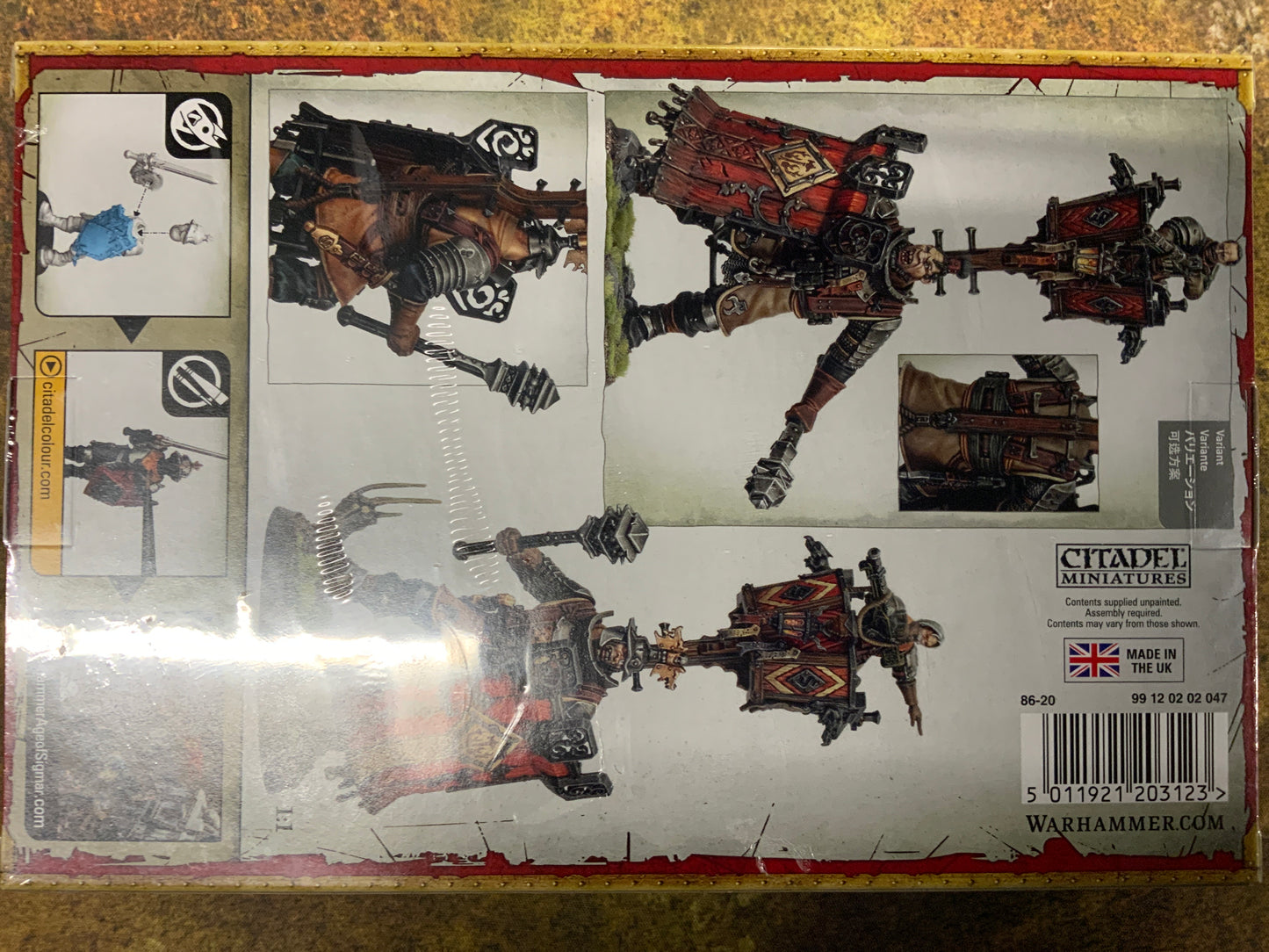 Warhammer Age of Sigmar Cities Of Sigmar Fusil-Major on Ogor Warhulk